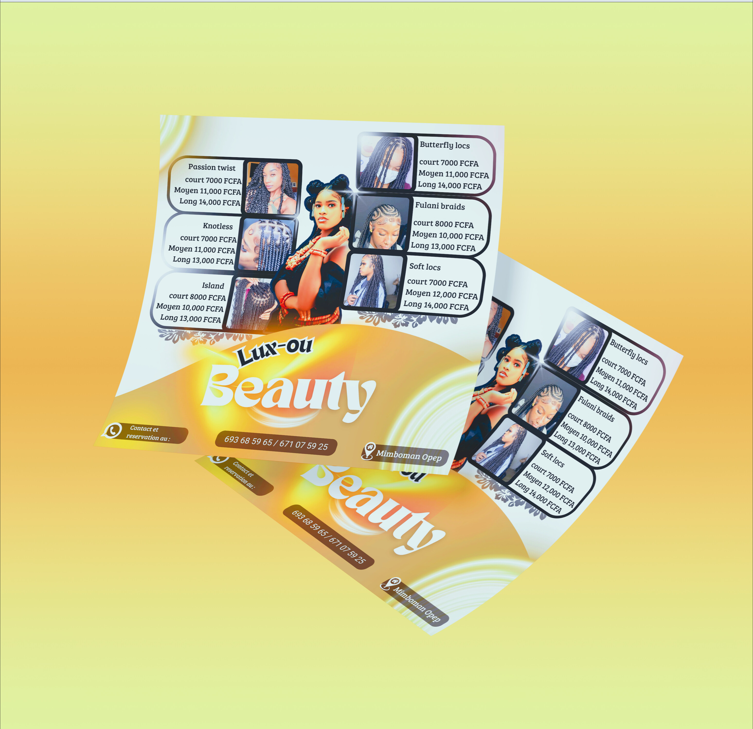 Lux-ou Beauty (Tarif Coiffure)